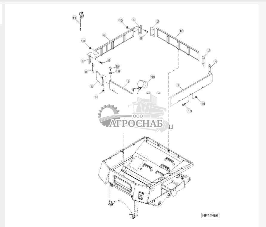 Надставки зернобункера 